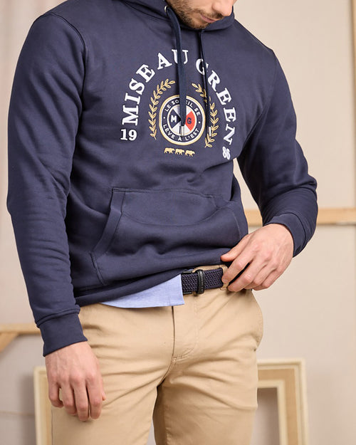 Sweat hoodie blason - MISE AU GREEN - 3