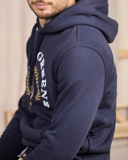 Sweat hoodie blason - MISE AU GREEN - 4