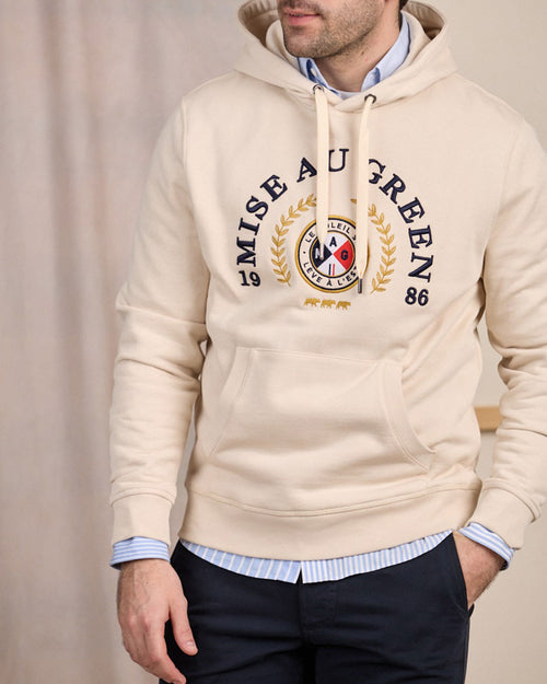 Sweat hoodie blason - MISE AU GREEN - 1