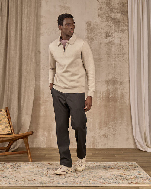 Sweat col polo - MISE AU GREEN - 3