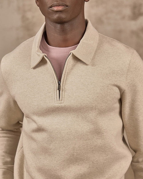 Sweat col polo - MISE AU GREEN - 4