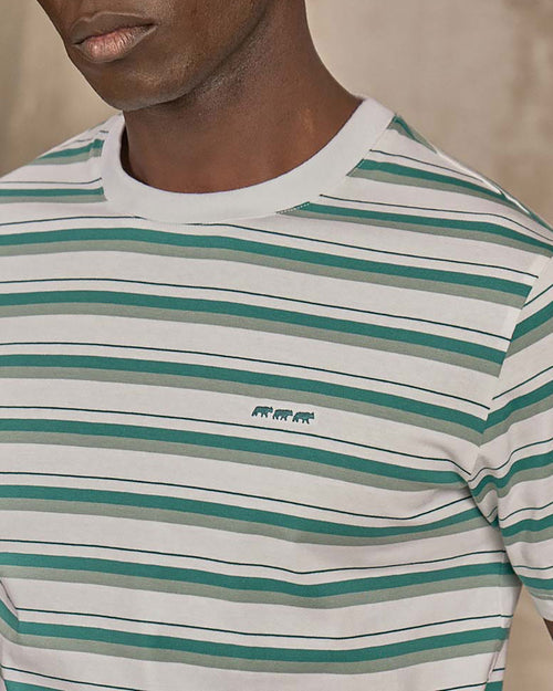 T-shirt rayé - MISE AU GREEN - 1