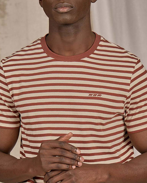 T-shirt rayé - MISE AU GREEN - 1