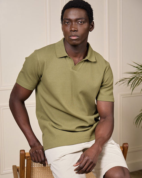 T-shirt polo Gaston - MISE AU GREEN - 1
