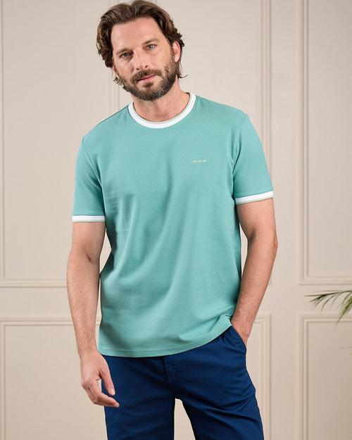 T-shirt piqué George - MISE AU GREEN - 1