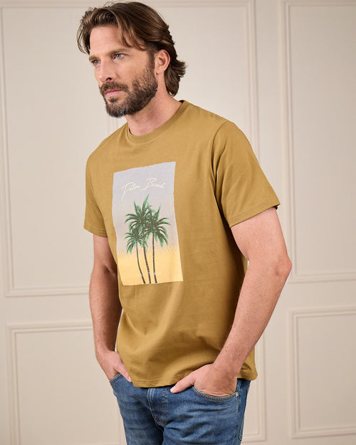 T-shirt palmiers - MISE AU GREEN - 1