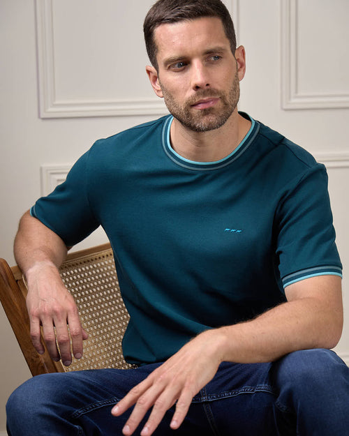 T-shirt maille piquée - MISE AU GREEN - 1