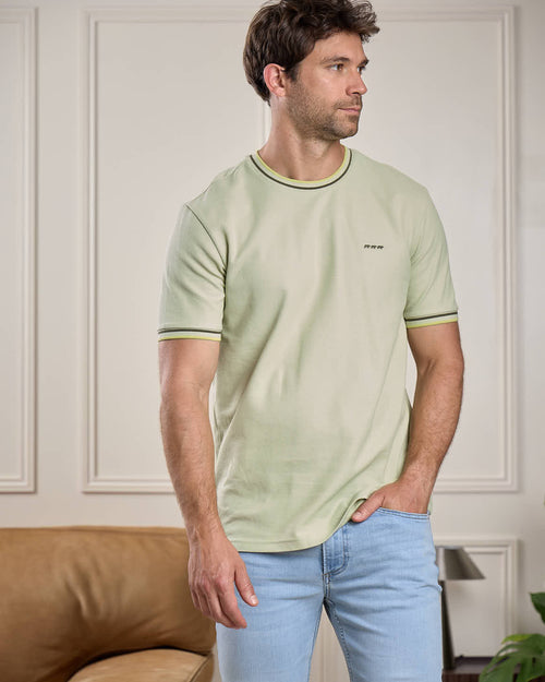 T-shirt maille piquée - MISE AU GREEN - 1