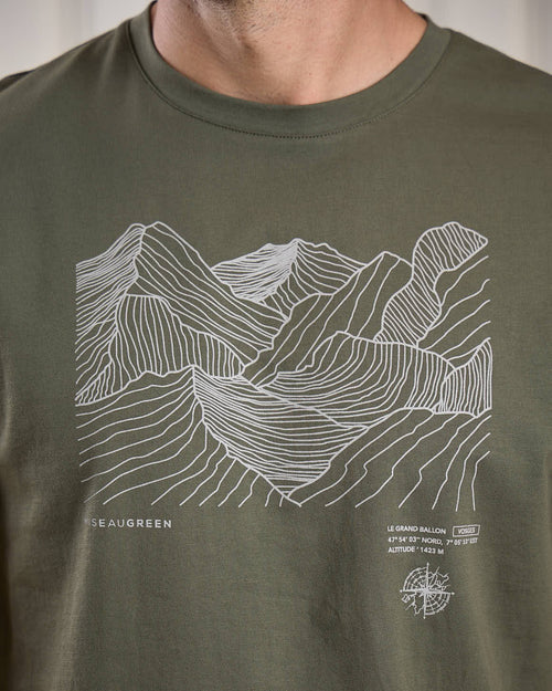 T-shirt imprimé montagne - MISE AU GREEN - 2