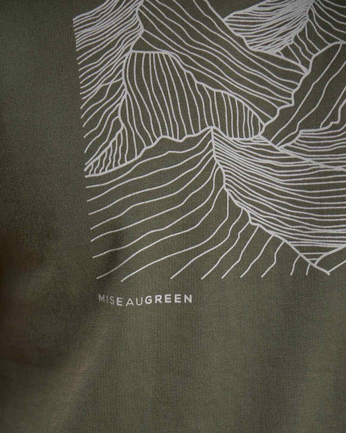 T-shirt imprimé montagne - MISE AU GREEN - 5