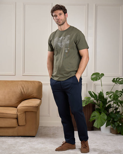 T-shirt imprimé montagne - MISE AU GREEN - 8