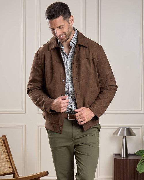 Veste suédine Harlem - MISE AU GREEN - 1