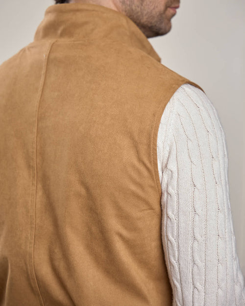 Veste suédine sans manches - MISE AU GREEN - 10