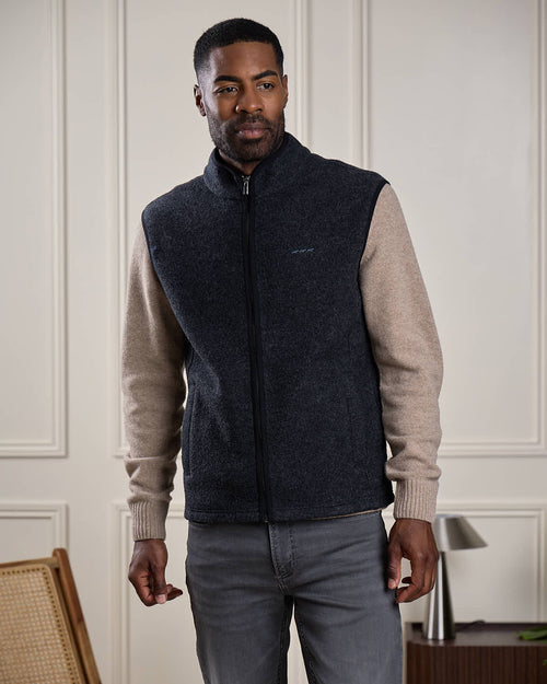 Gilet sans manches en laine - MISE AU GREEN - 1