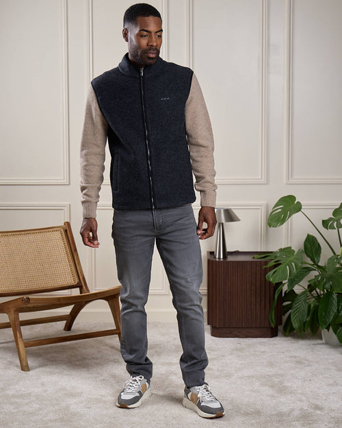 Gilet sans manches en laine - MISE AU GREEN - 8