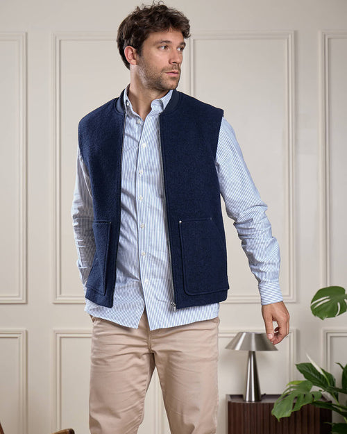 Veste sans manches en laine - MISE AU GREEN - 10
