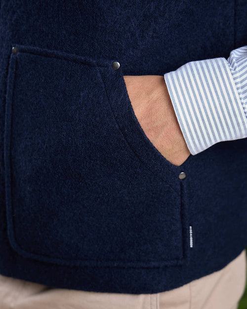 Veste sans manches en laine - MISE AU GREEN - 6