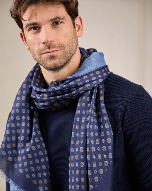 Chèche micro motifs - MISE AU GREEN - 5