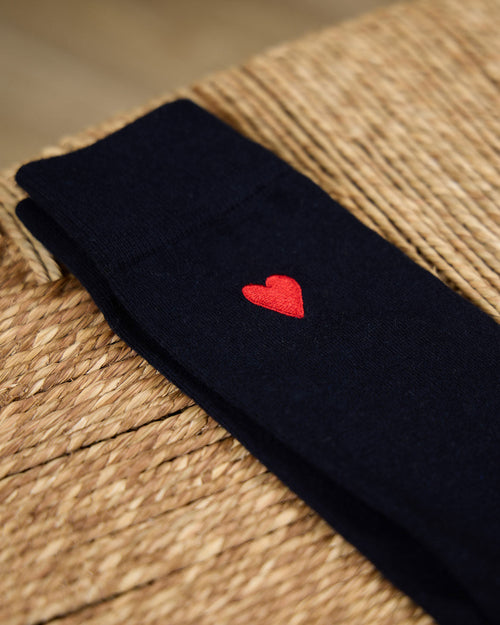 Chaussettes broderie cœur - MISE AU GREEN - 2