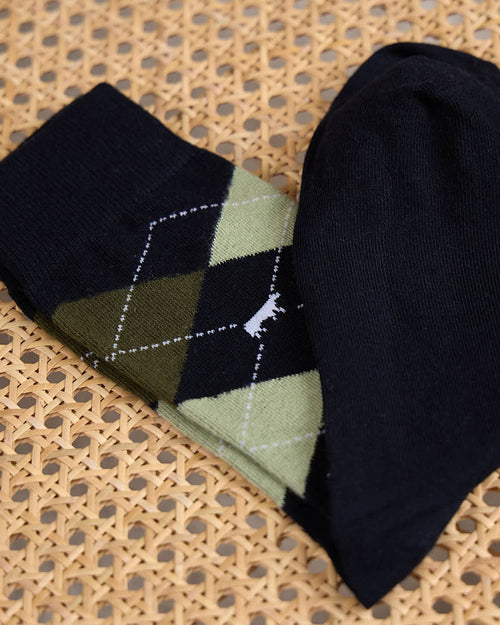 Chaussettes jacquard - MISE AU GREEN - 1