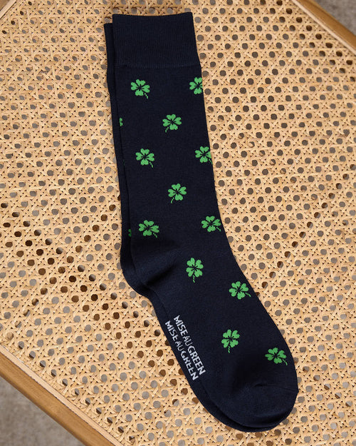 Chaussettes trèfles 40 ans - MISE AU GREEN - 1