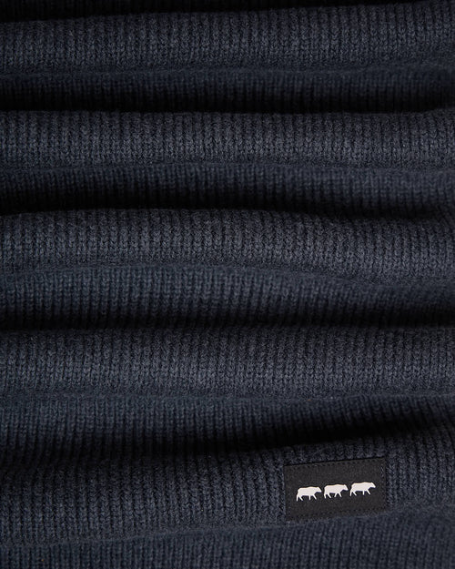 Écharpe unie en tricot - MISE AU GREEN - 5