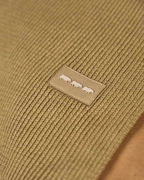 Écharpe unie en tricot - MISE AU GREEN - 2
