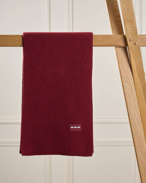 Écharpe unie en tricot - MISE AU GREEN - 5