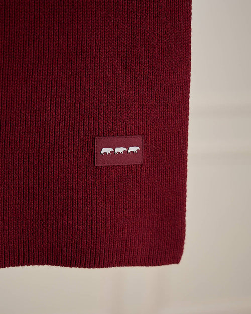 Écharpe unie en tricot - MISE AU GREEN - 6