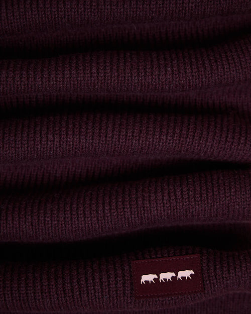 Écharpe unie en tricot - MISE AU GREEN - 2