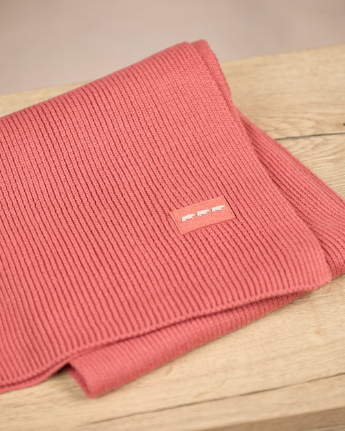 Écharpe unie en tricot - MISE AU GREEN - 3