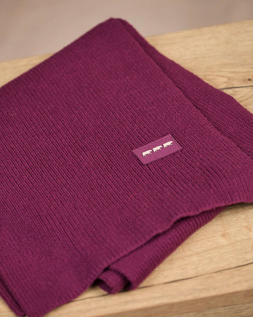 Écharpe unie en tricot-MISE AU GREEN