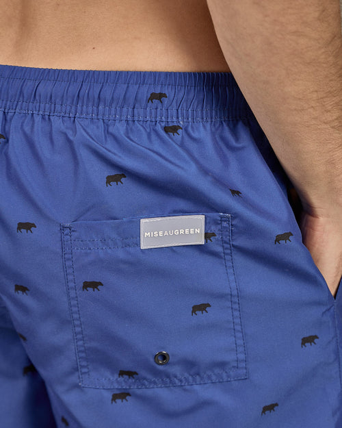 Short de bain imprimé petites vaches - MISE AU GREEN - 4