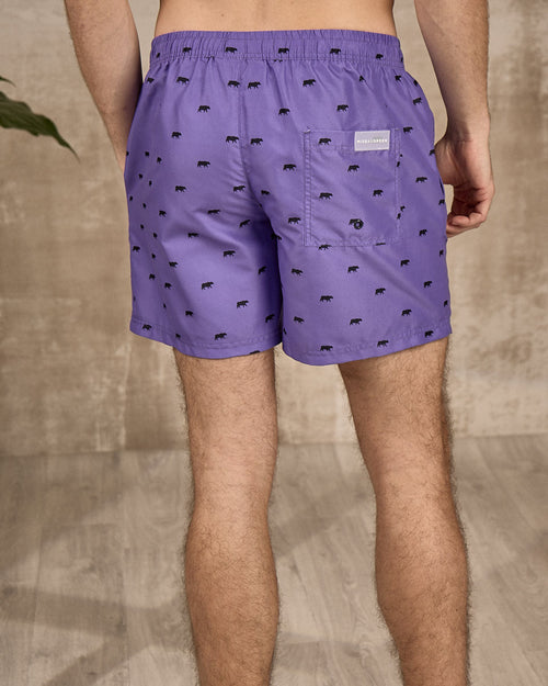 Short de bain imprimé petites vaches - MISE AU GREEN - 5