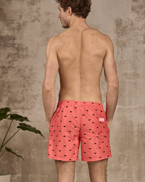 Short de bain imprimé petites vaches - MISE AU GREEN - 6