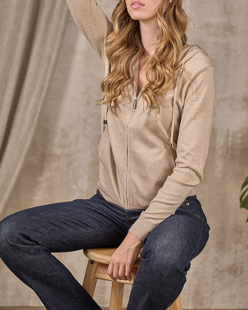 Cardigan zippé - MISE AU GREEN - 7