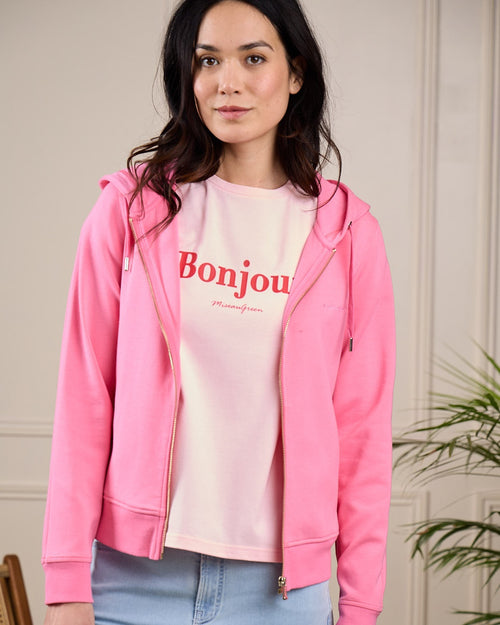 Cardigan brodé à capuche - MISE AU GREEN - 4