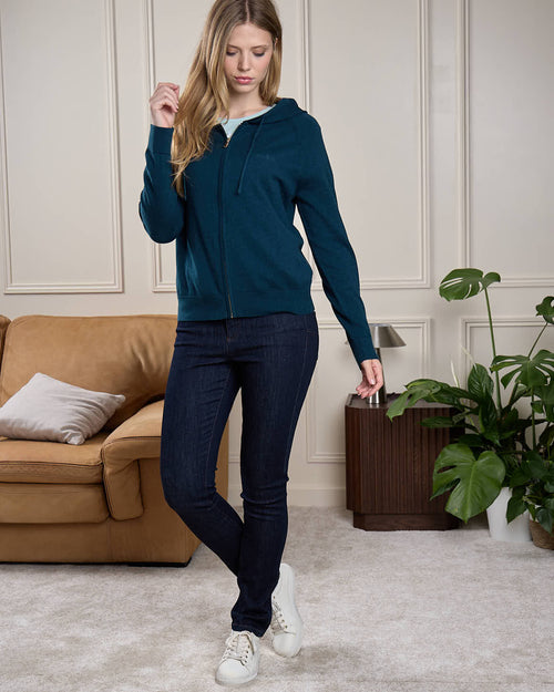 Cardigan zippé Gisèle - MISE AU GREEN - 1