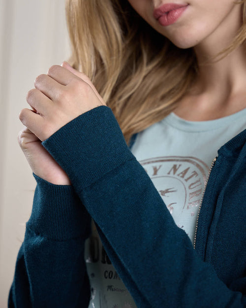 Cardigan zippé Gisèle - MISE AU GREEN - 6