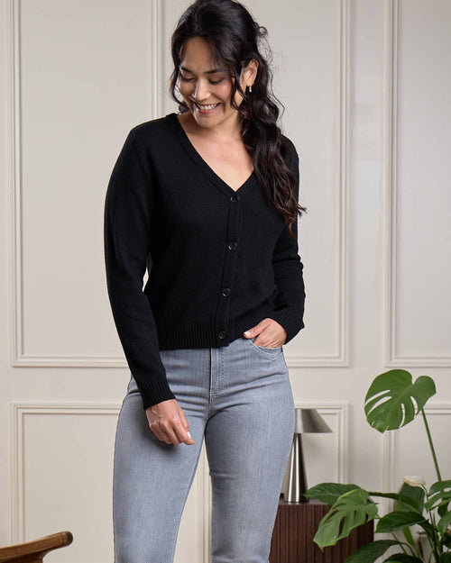 Cardigan boutonné Hamber - MISE AU GREEN - 1
