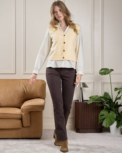 Cardigan sans manche - MISE AU GREEN - 1