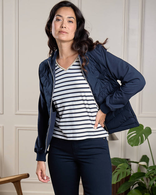 Cardigan matelassé Hollie - MISE AU GREEN - 8
