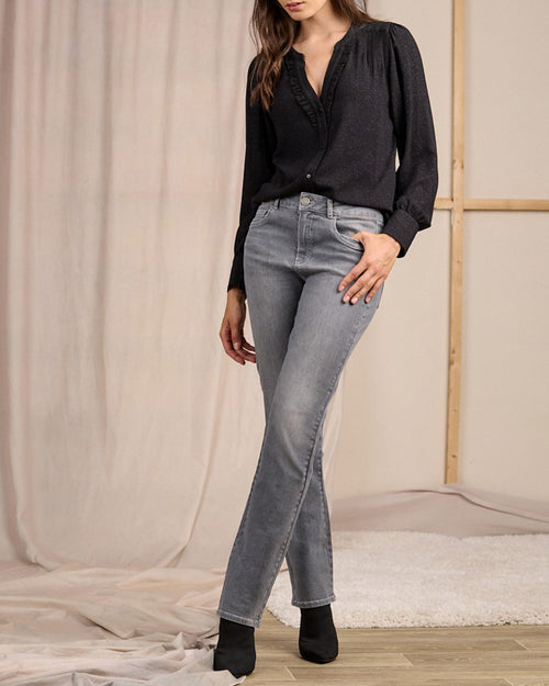 Blouse détail lurex - MISE AU GREEN - 3