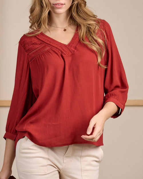 Blouse à détails - MISE AU GREEN - 1