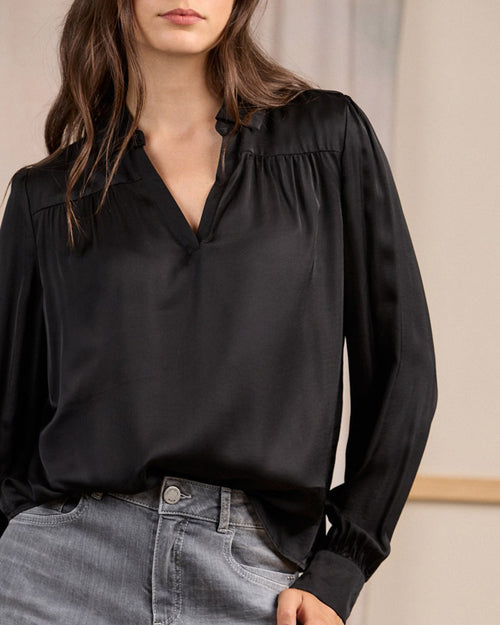 Blouse satinée - MISE AU GREEN - 2