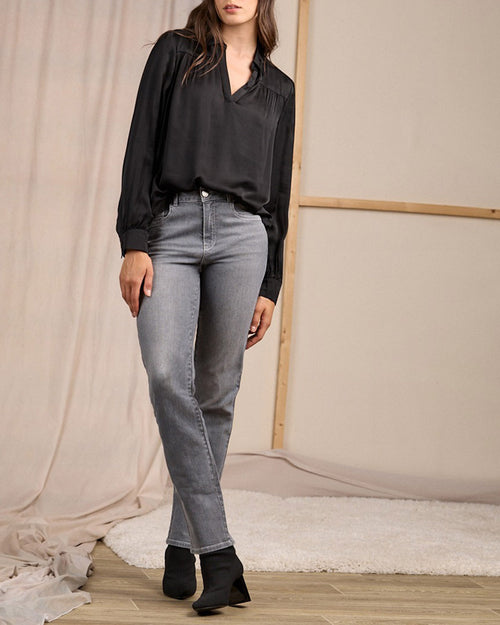 Blouse satinée - MISE AU GREEN - 3