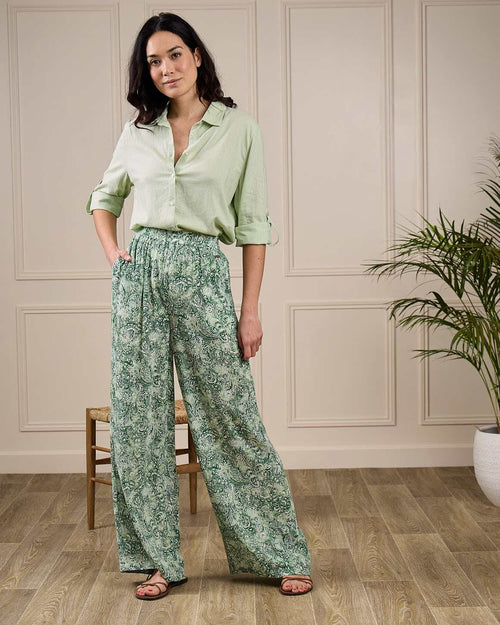 Chemise lin et viscose - MISE AU GREEN - 6