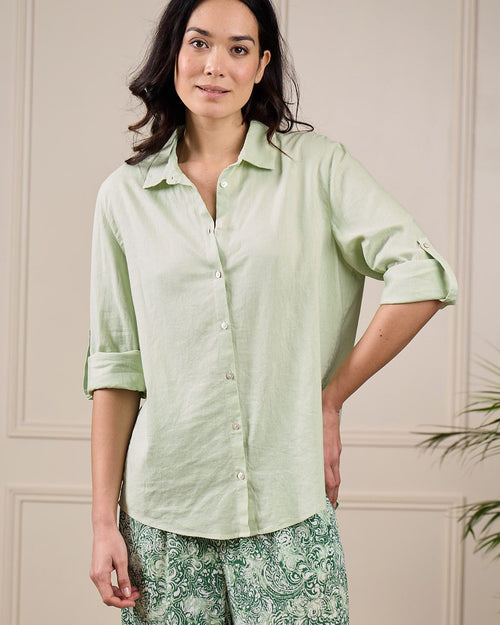 Chemise lin et viscose - MISE AU GREEN - 7