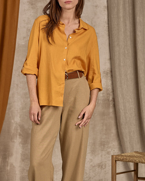 Chemise lin et viscose - MISE AU GREEN - 1