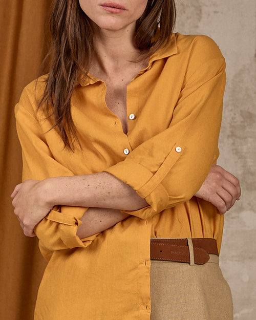 Chemise lin et viscose - MISE AU GREEN - 2